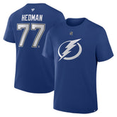 Victor Hedman Tampa Bay Lightning Fanatics Authentic Stack Name & Number T-Shirt - NHL T-shirts
