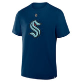 Matty Beniers Seattle Kraken Fanatics Authentic Stack Name & Number T-Shirt - NHL T-shirts
