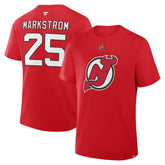 Jacob Markstrom New Jersey Devils Fanatics Authentic Stack Name & Number T-Shirt - NHL T-shirts
