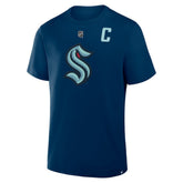Jordan Eberle Seattle Kraken Fanatics Authentic Stack Name & Number T-Shirt - NHL T-shirts