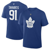 John Tavares Toronto Maple Leafs Fanatics Authentic Stack Name & Number T-Shirt - NHL T-shirts