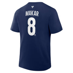 Cale Makar Colorado Avalanche Fanatics Authentic Stack Name & Number T-Shirt - NHL T-shirts