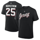 Jacob Markstrom New Jersey Devils Fanatics Authentic Stack Name & Number T-Shirt - NHL T-shirts