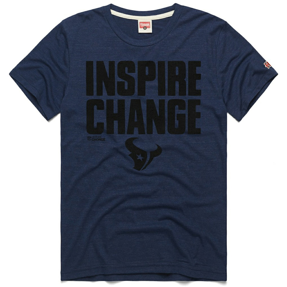 Houston Texans Homage Unisex 2024 Inspire Change Tri-Blend T-Shirt | NFL Near me