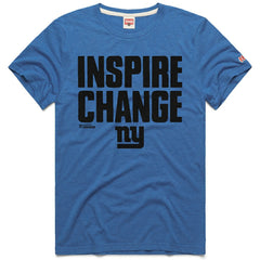 New York Giants Homage Unisex 2024 Inspire Change Tri-Blend T-Shirt | NFL Discount