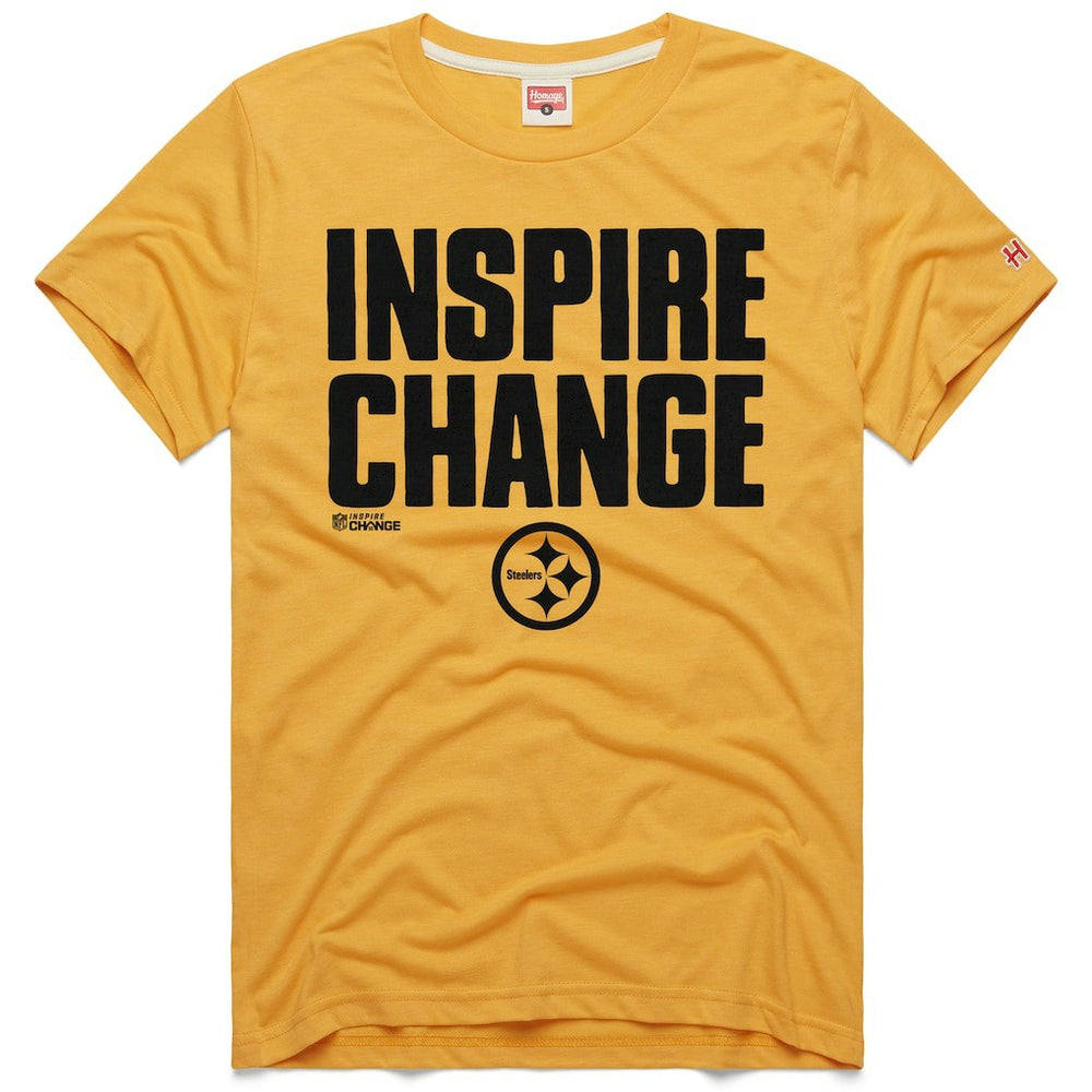 Pittsburgh Steelers Homage Unisex 2024 Inspire Change Tri-Blend T-Shirt | NFL Online