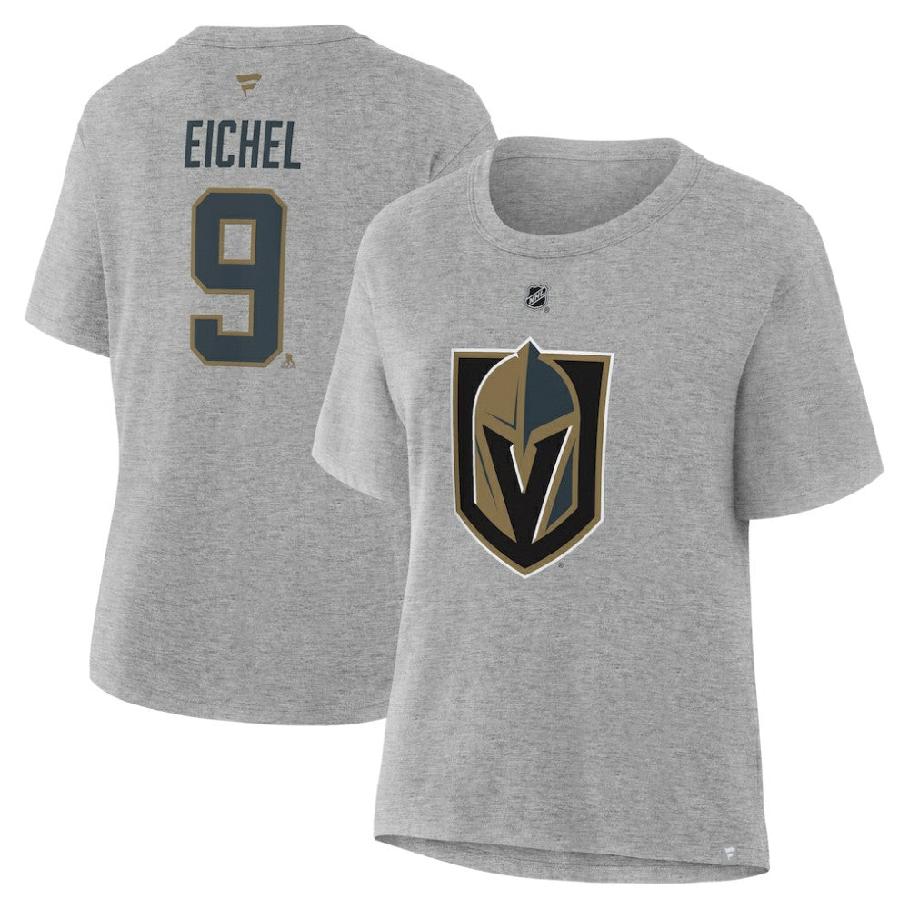 Jack Eichel Vegas Golden Knights Fanatics Women's Authentic Stack Name & Number T-Shirt - NHL T-shirts