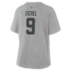 Jack Eichel Vegas Golden Knights Fanatics Women's Authentic Stack Name & Number T-Shirt - NHL T-shirts