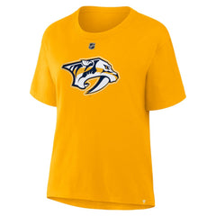 Filip Forsberg Nashville Predators Fanatics Women's Authentic Stack Name & Number T-Shirt - NHL T-shirts