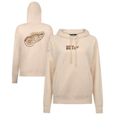 Detroit Red Wings Levelwear Women's Desert Camo Adorn Battalion Pullover Hoodie - NHL Hoodies
