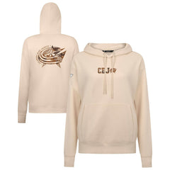Columbus Blue Jackets Levelwear Women's Desert Camo Adorn Battalion Pullover Hoodie - NHL Hoodies