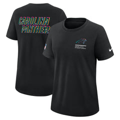 Carolina Panthers Women's 2025 NFL Crucial Catch Tri-Blend Dri-FIT T-Shirt | NFL New