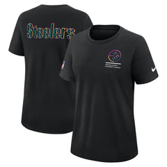 Pittsburgh Steelers Women's 2025 NFL Crucial Catch Tri-Blend Dri-FIT T-Shirt | NFL Sale