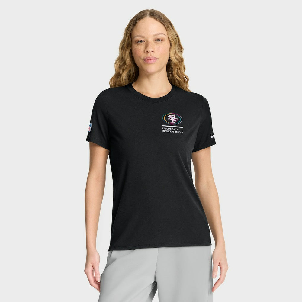 San Francisco 49ers Women's 2025 NFL Crucial Catch Tri-Blend Dri-FIT T-Shirt | NFL Near me