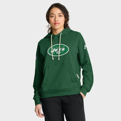 New York Jets Women's Throwback Sideline Standard Issue Dri-FIT Hoodie | NFL Online