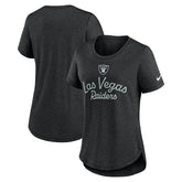 Las Vegas Raiders Women's Script Tri-Blend T-Shirt | NFL Hot