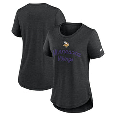 Minnesota Vikings Women's Script Tri-Blend T-Shirt | NFL Near me