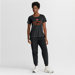 Cincinnati Bengals Women's Script Tri-Blend T-Shirt | NFL Outlet