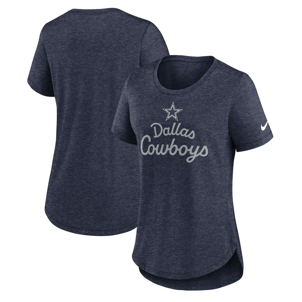 Dallas Cowboys Women's Script Tri-Blend T-Shirt | NFL Near me