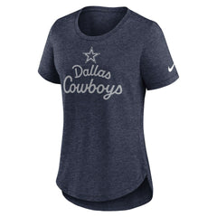 Dallas Cowboys Women's Script Tri-Blend T-Shirt | NFL Near me