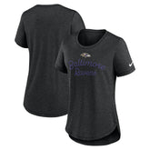 Baltimore Ravens Women's Script Tri-Blend T-Shirt | NFL On sale