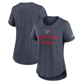 Houston Texans Women's Script Tri-Blend T-Shirt | NFL Near me