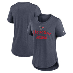 Houston Texans Women's Script Tri-Blend T-Shirt | NFL Near me