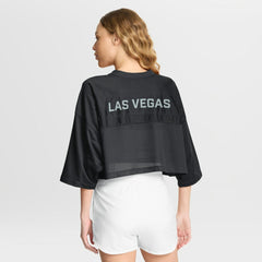 Las Vegas Raiders Women's Primetime Cropped Mesh Dri-FIT Fashion Jersey | NFL On sale