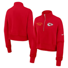 Kansas City Chiefs Women's Primetime Phoenix Half-Zip Sweatshirt | NFL New