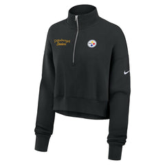 Pittsburgh Steelers Women's Primetime Phoenix Half-Zip Sweatshirt | NFL Discount