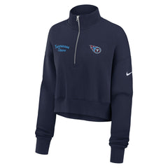 Tennessee Titans Women's Primetime Phoenix Half-Zip Sweatshirt | NFL US