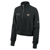 New Orleans Saints Women's Primetime Phoenix Half-Zip Sweatshirt | NFL Near me