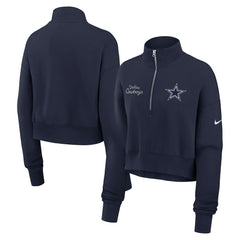 Dallas Cowboys Women's Primetime Phoenix Half-Zip Sweatshirt | NFL New