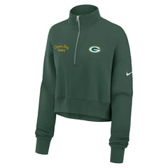 Green Bay Packers Women's Primetime Phoenix Half-Zip Sweatshirt | NFL New