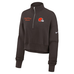 Cleveland Browns Women's Primetime Phoenix Half-Zip Sweatshirt | NFL Hot