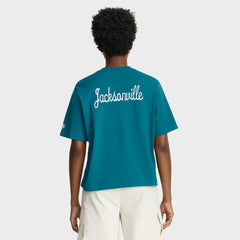 Jacksonville Jaguars Women's Rewind Pocket Boxy T-Shirt | NFL Online