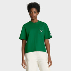Philadelphia Eagles Women's Rewind Pocket Boxy T-Shirt | NFL Sale