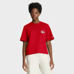 Kansas City Chiefs Women's Rewind Pocket Boxy T-Shirt | NFL Sale