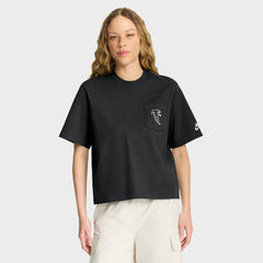 Atlanta Falcons Women's Rewind Pocket Boxy T-Shirt | NFL Online
