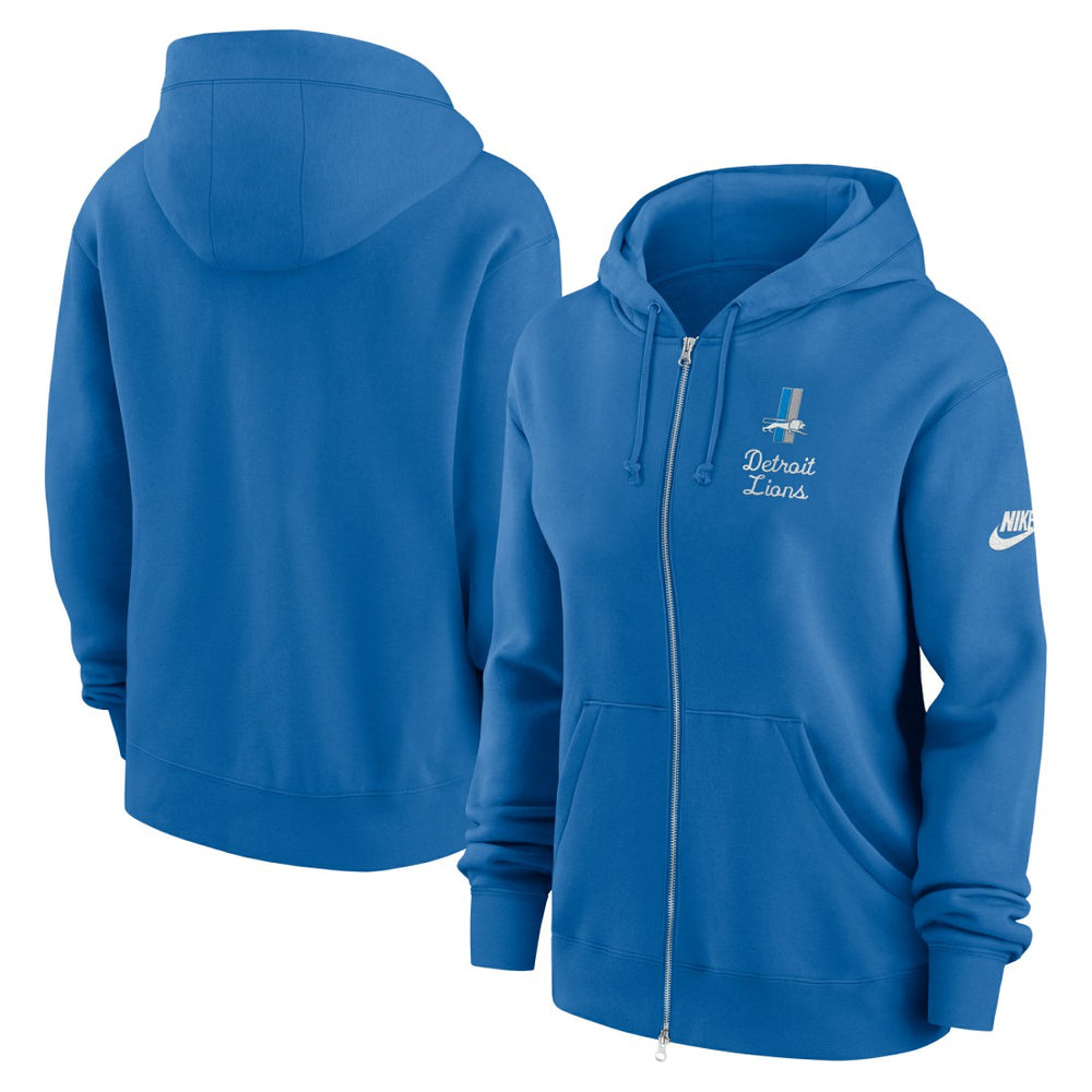 Detroit Lions Women's Phoenix Rewind Full-Zip Hoodie | NFL US
