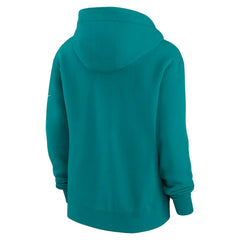 Miami Dolphins Women's Phoenix Rewind Full-Zip Hoodie | NFL Online