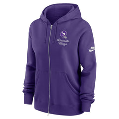 Minnesota Vikings Women's Phoenix Rewind Full-Zip Hoodie | NFL Outlet