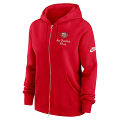 San Francisco 49ers Women's Phoenix Rewind Full-Zip Hoodie | NFL Outlet