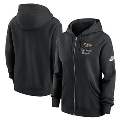 Cincinnati Bengals Women's Phoenix Rewind Full-Zip Hoodie | NFL Discount
