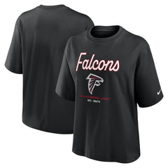 Atlanta Falcons Women's Essential Script Relaxed Boxy T-Shirt | NFL US