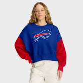 Buffalo Bills Women's Oversized Color-Block Pullover Sweatshirt | NFL US