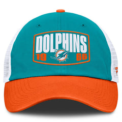 Miami Dolphins Franchise Trucker Adjustable Hat | NFL Outlet