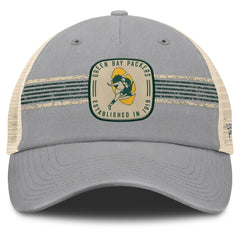 Green Bay Packers Heritage Bootleg Trucker Adjustable Hat | NFL Hot