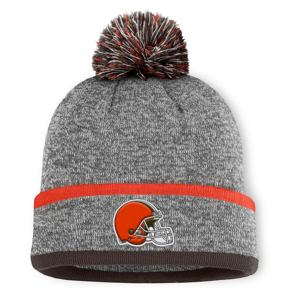 Cleveland Browns Motion Cuffed Knit Hat with Pom | NFL Outlet