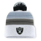 Las Vegas Raiders Ghost Cuffed Knit Hat with Pom | NFL New